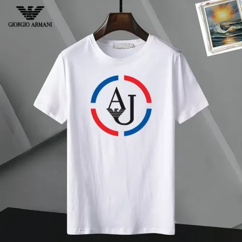 Armani T-Shirts Short Sleeved For Unisex #1437176 $25.00 USD, Wholesale Replica Armani T-Shirts