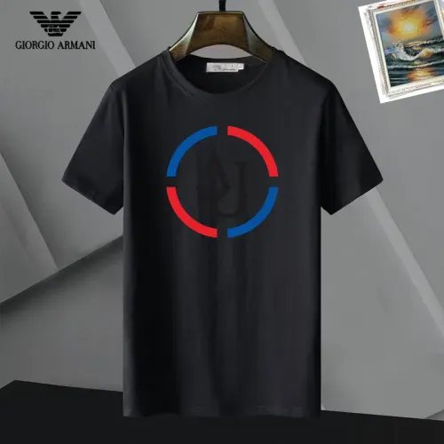 Armani T-Shirts Short Sleeved For Unisex #1437177 $25.00 USD, Wholesale Replica Armani T-Shirts