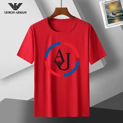 Armani T-Shirts Short Sleeved For Unisex #1437178 $25.00 USD, Wholesale Replica Armani T-Shirts