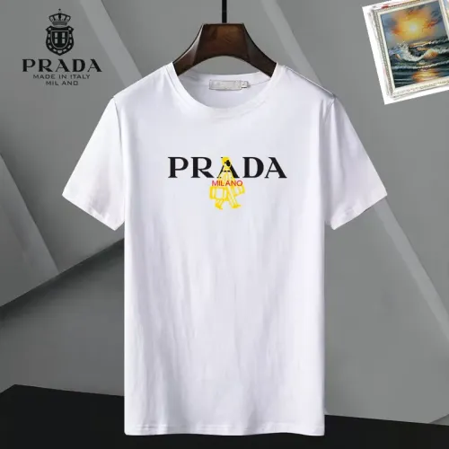 Prada T-Shirts Short Sleeved For Unisex #1437221 $25.00 USD, Wholesale Replica Prada T-Shirts