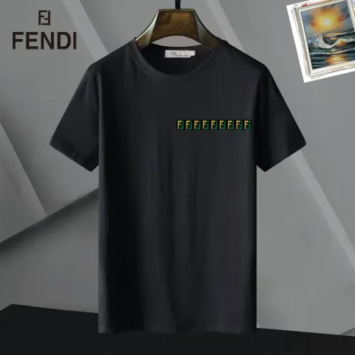 Fendi T-Shirts Short Sleeved For Unisex #1437230 $25.00 USD, Wholesale Replica Fendi T-Shirts
