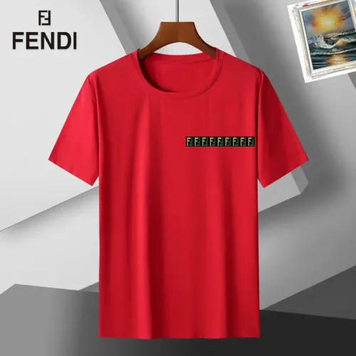 Fendi T-Shirts Short Sleeved For Unisex #1437231 $25.00 USD, Wholesale Replica Fendi T-Shirts