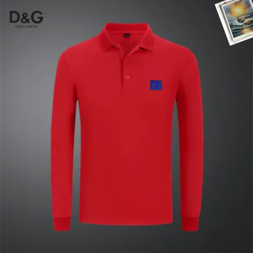 Dolce &amp; Gabbana D&amp;G T-Shirts Long Sleeved For Men #1437274 $40.00 USD, Wholesale Replica Dolce &amp; Gabbana D&amp;G T-Shirts