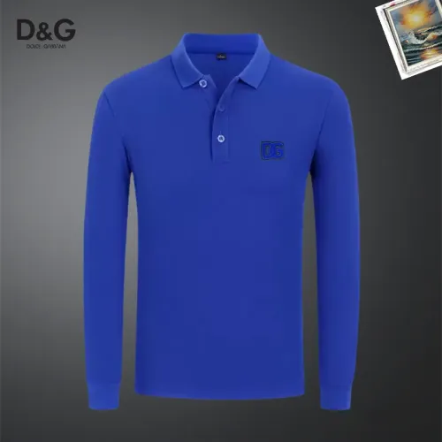 Dolce &amp; Gabbana D&amp;G T-Shirts Long Sleeved For Men #1437277 $40.00 USD, Wholesale Replica Dolce &amp; Gabbana D&amp;G T-Shirts