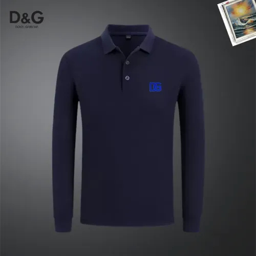 Dolce &amp; Gabbana D&amp;G T-Shirts Long Sleeved For Men #1437278 $40.00 USD, Wholesale Replica Dolce &amp; Gabbana D&amp;G T-Shirts