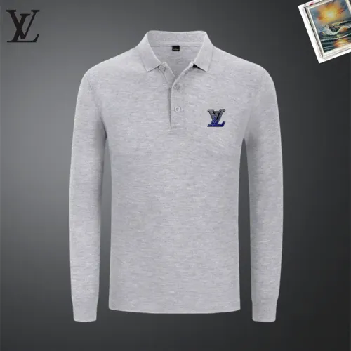 Louis Vuitton LV T-Shirts Long Sleeved For Men #1437293 $40.00 USD, Wholesale Replica Louis Vuitton LV T-Shirts
