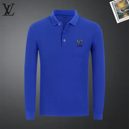 Louis Vuitton LV T-Shirts Long Sleeved For Men #1437295 $40.00 USD, Wholesale Replica Louis Vuitton LV T-Shirts