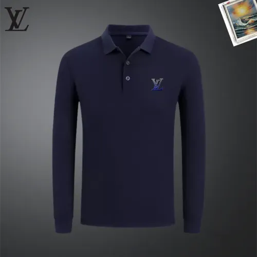 Louis Vuitton LV T-Shirts Long Sleeved For Men #1437296 $40.00 USD, Wholesale Replica Louis Vuitton LV T-Shirts