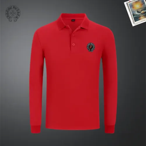 Chrome Hearts T-Shirts Long Sleeved For Men #1437312 $40.00 USD, Wholesale Replica Chrome Hearts T-Shirts