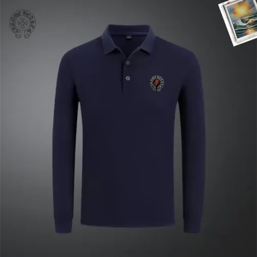Chrome Hearts T-Shirts Long Sleeved For Men #1437315 $40.00 USD, Wholesale Replica Chrome Hearts T-Shirts