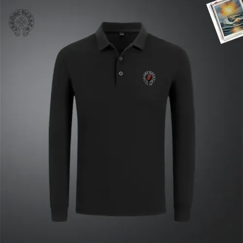 Chrome Hearts T-Shirts Long Sleeved For Men #1437316 $40.00 USD, Wholesale Replica Chrome Hearts T-Shirts