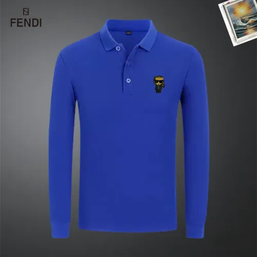 Fendi T-Shirts Long Sleeved For Men #1437340 $40.00 USD, Wholesale Replica Fendi T-Shirts