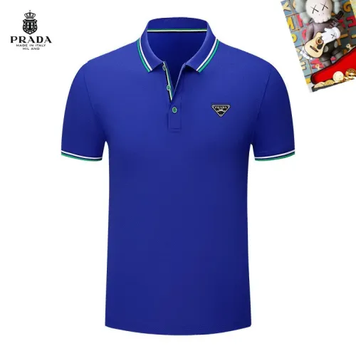 Prada T-Shirts Short Sleeved For Men #1437413 $29.00 USD, Wholesale Replica Prada T-Shirts