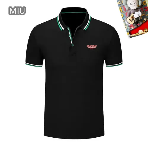 MIU MIU T-Shirts Short Sleeved For Men #1437438 $29.00 USD, Wholesale Replica MIU MIU T-Shirts