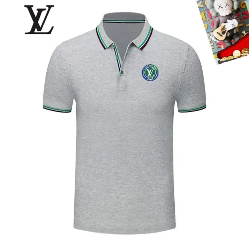 Louis Vuitton LV T-Shirts Short Sleeved For Men #1437477 $29.00 USD, Wholesale Replica Louis Vuitton LV T-Shirts