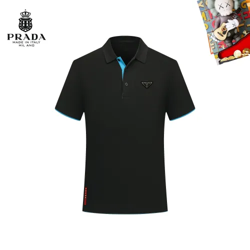 Prada T-Shirts Short Sleeved For Men #1437515 $29.00 USD, Wholesale Replica Prada T-Shirts
