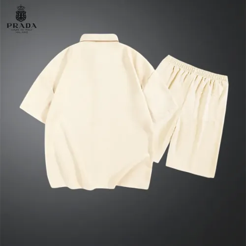Replica Prada Tracksuits Short Sleeved For Men #1437549 $48.00 USD for Wholesale