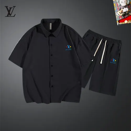 Louis Vuitton LV Tracksuits Short Sleeved For Men #1437560 $48.00 USD, Wholesale Replica Louis Vuitton LV Tracksuits