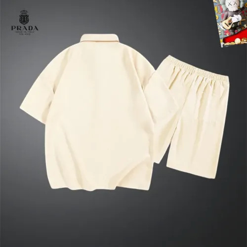 Replica Prada Tracksuits Short Sleeved For Men #1437576 $48.00 USD for Wholesale