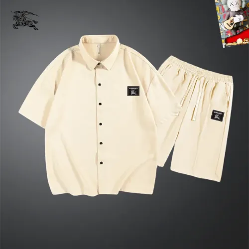 Burberry Tracksuits Short Sleeved For Men #1437585 $48.00 USD, Wholesale Replica Burberry Tracksuits
