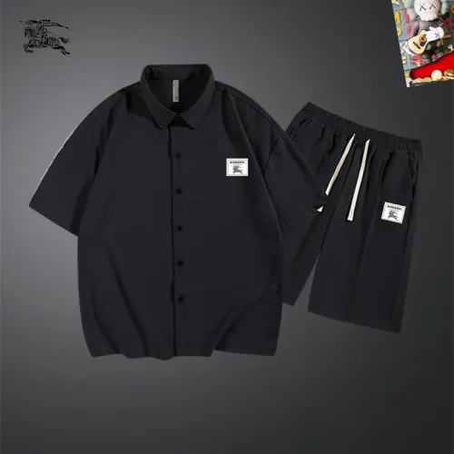 Burberry Tracksuits Short Sleeved For Men #1437587 $48.00 USD, Wholesale Replica Burberry Tracksuits