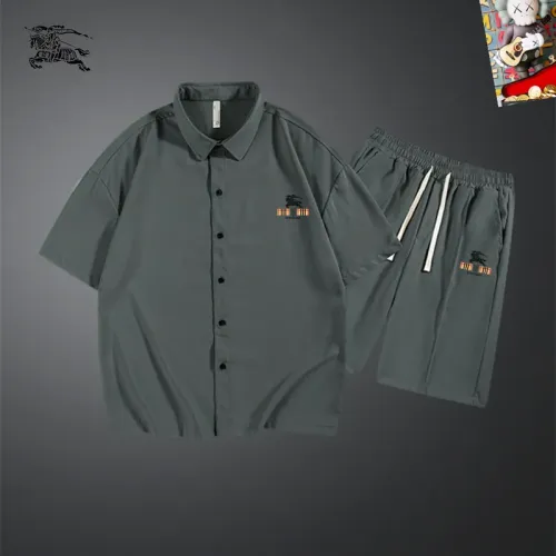 Burberry Tracksuits Short Sleeved For Men #1437592 $48.00 USD, Wholesale Replica Burberry Tracksuits