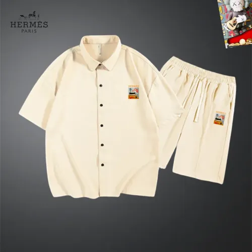 Hermes Tracksuits Short Sleeved For Men #1437597 $48.00 USD, Wholesale Replica Hermes Tracksuits