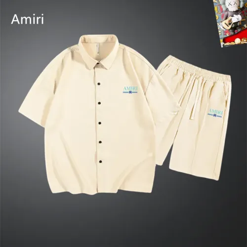 Amiri Tracksuits Short Sleeved For Men #1437606 $48.00 USD, Wholesale Replica Amiri Tracksuits