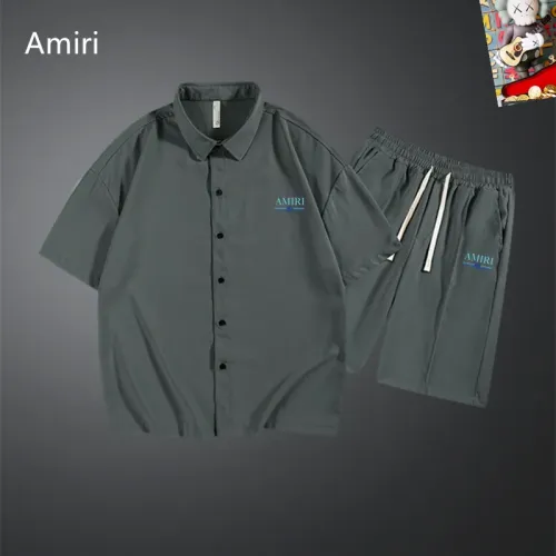 Amiri Tracksuits Short Sleeved For Men #1437607 $48.00 USD, Wholesale Replica Amiri Tracksuits
