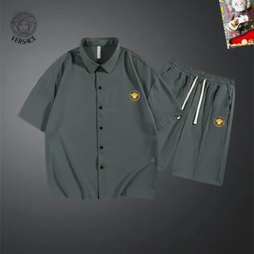 Versace Tracksuits Short Sleeved For Men #1437613 $48.00 USD, Wholesale Replica Versace Tracksuits