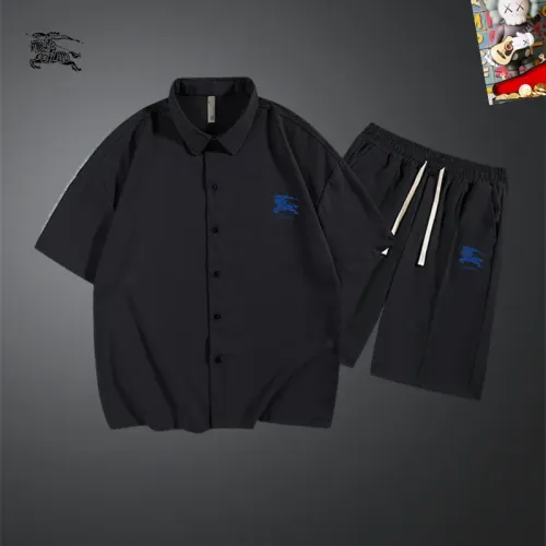Burberry Tracksuits Short Sleeved For Men #1437617 $48.00 USD, Wholesale Replica Burberry Tracksuits