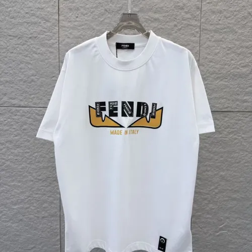 Fendi T-Shirts Short Sleeved For Unisex #1437618 $36.00 USD, Wholesale Replica Fendi T-Shirts
