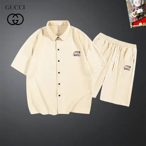 Gucci Tracksuits Short Sleeved For Men #1437620 $48.00 USD, Wholesale Replica Gucci Tracksuits