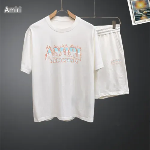 Amiri Tracksuits Short Sleeved For Men #1437628 $48.00 USD, Wholesale Replica Amiri Tracksuits