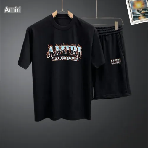 Amiri Tracksuits Short Sleeved For Men #1437629 $48.00 USD, Wholesale Replica Amiri Tracksuits