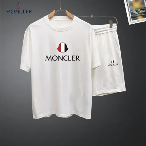 Moncler Tracksuits Short Sleeved For Men #1437630 $48.00 USD, Wholesale Replica Moncler Tracksuits