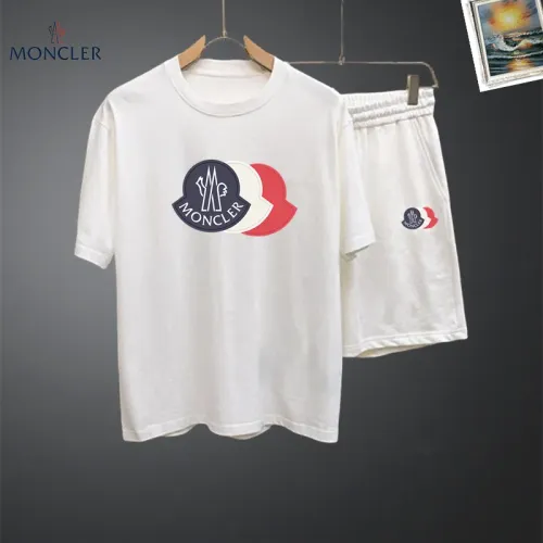 Moncler Tracksuits Short Sleeved For Men #1437635 $48.00 USD, Wholesale Replica Moncler Tracksuits