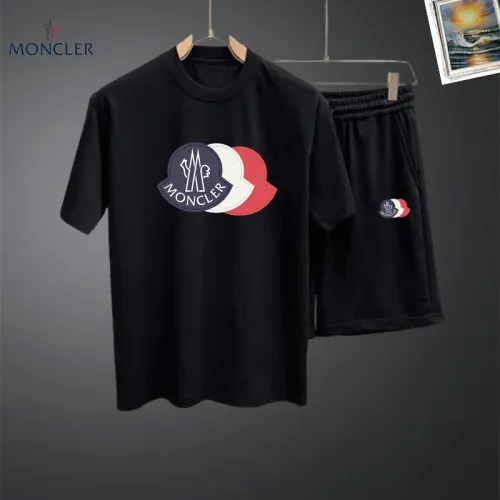 Moncler Tracksuits Short Sleeved For Men #1437636 $48.00 USD, Wholesale Replica Moncler Tracksuits