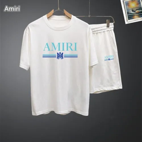 Amiri Tracksuits Short Sleeved For Men #1437671 $48.00 USD, Wholesale Replica Amiri Tracksuits