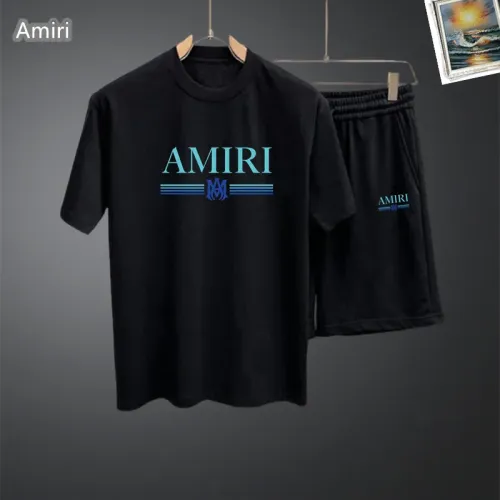 Amiri Tracksuits Short Sleeved For Men #1437672 $48.00 USD, Wholesale Replica Amiri Tracksuits