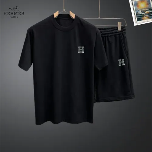 Hermes Tracksuits Short Sleeved For Men #1437682 $48.00 USD, Wholesale Replica Hermes Tracksuits