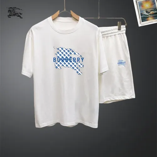 Burberry Tracksuits Short Sleeved For Men #1437694 $48.00 USD, Wholesale Replica Burberry Tracksuits