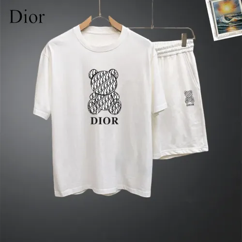 Christian Dior Tracksuits Short Sleeved For Men #1437696 $48.00 USD, Wholesale Replica Christian Dior Tracksuits