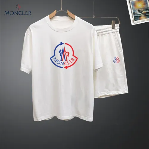 Moncler Tracksuits Short Sleeved For Men #1437698 $48.00 USD, Wholesale Replica Moncler Tracksuits