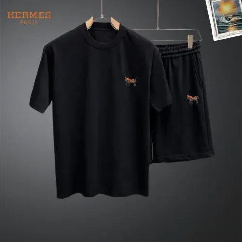 Hermes Tracksuits Short Sleeved For Men #1437703 $48.00 USD, Wholesale Replica Hermes Tracksuits