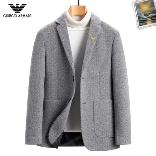Armani Jackets Long Sleeved For Men #1437753 $68.00 USD, Wholesale Replica Armani Jackets