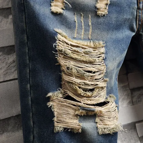 Replica Philipp Plein PP Jeans For Men #1437791 $40.00 USD for Wholesale