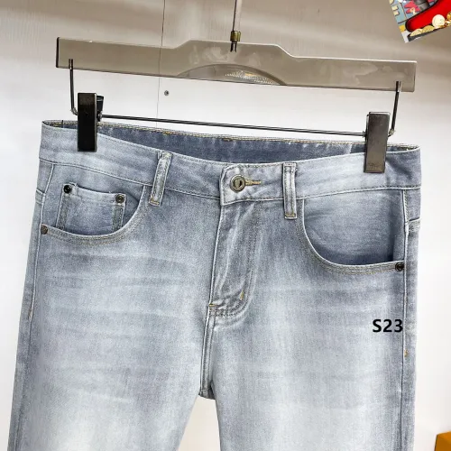 Replica Moncler Jeans For Men #1437798 $48.00 USD for Wholesale