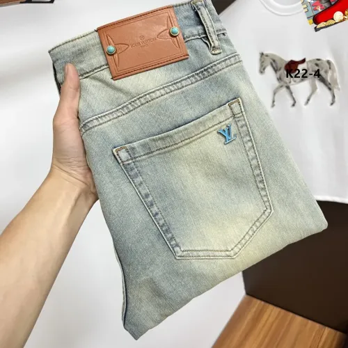 Louis Vuitton LV Jeans For Men #1437812 $48.00 USD, Wholesale Replica Louis Vuitton LV Jeans