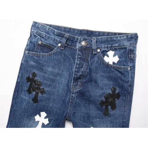 Replica Chrome Hearts Jeans For Men #1437830 $48.00 USD for Wholesale